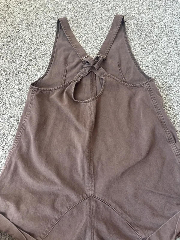 Free People Overalls Denim Shorts - Image 3