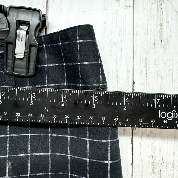 White‎ House Black Market Pants Women 4 Plaid Crop Slim Straight Business Casual - Image 3