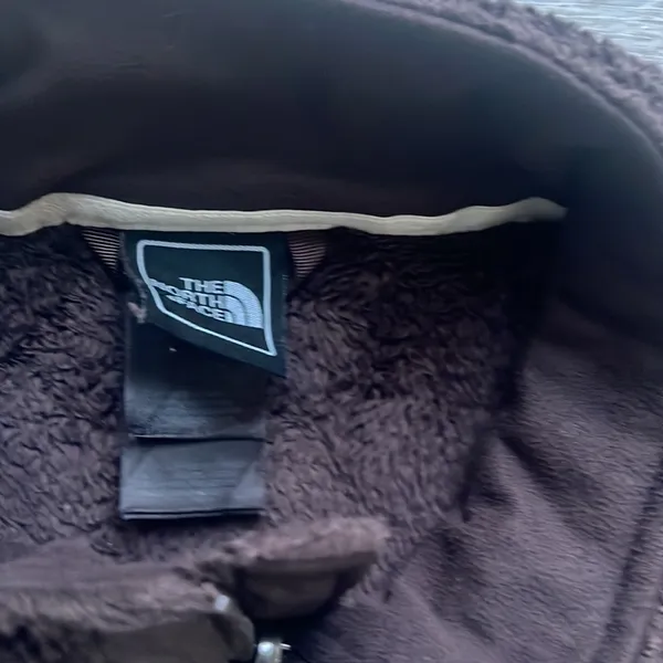 North face Full Zip Fuzzy Jacket Medium - Image 3
