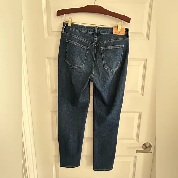 Seven7 Slim Straight Jeans Dark Blue Size 4 - Image 7