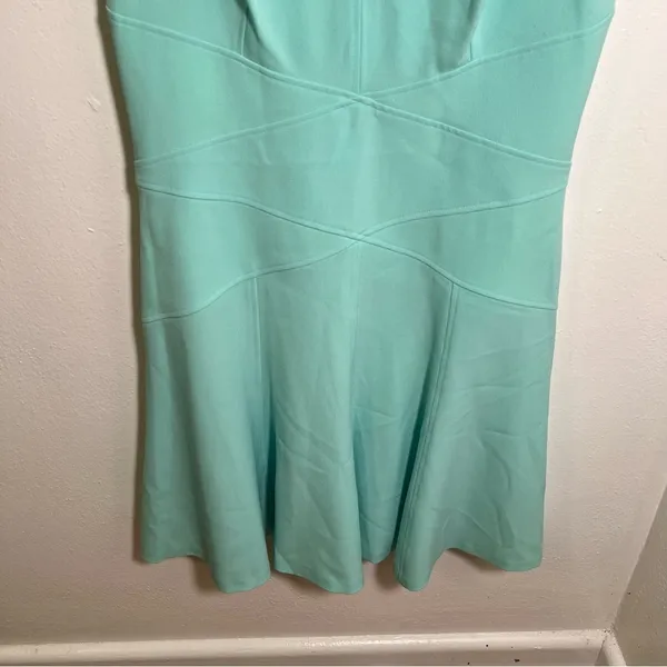 Lauren Ralph Lauren‎ Women's Size 14 Sleeveless Dress Mint Green A-Line Boatneck - Image 3