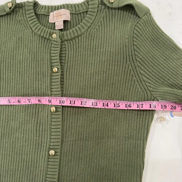 French Connection Sage Green Ribbed Midi Dress - Image 13