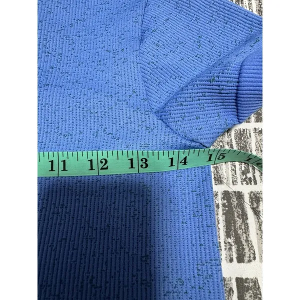ZELLA Play Through Seamless Polo In Blue Regatta Size Small Nwot - Image 5