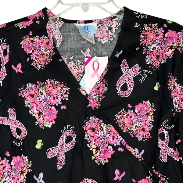 SB Scrubs Breast Cancer Scrub Shirt nwt‎ - Image 2