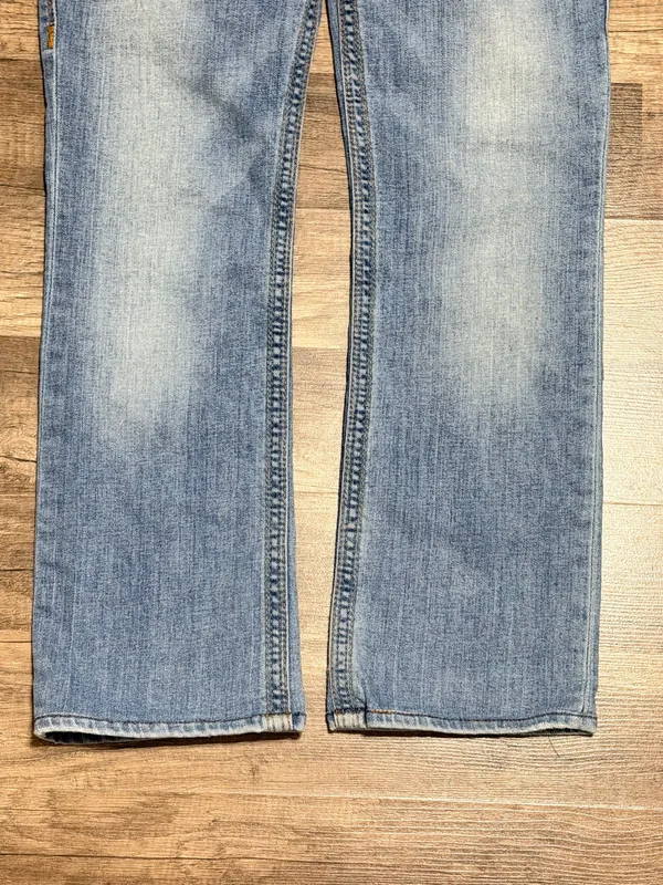 Vintage True Religion Low Rise Straight Leg Denim Jeans Womens Size 27 - Image 5