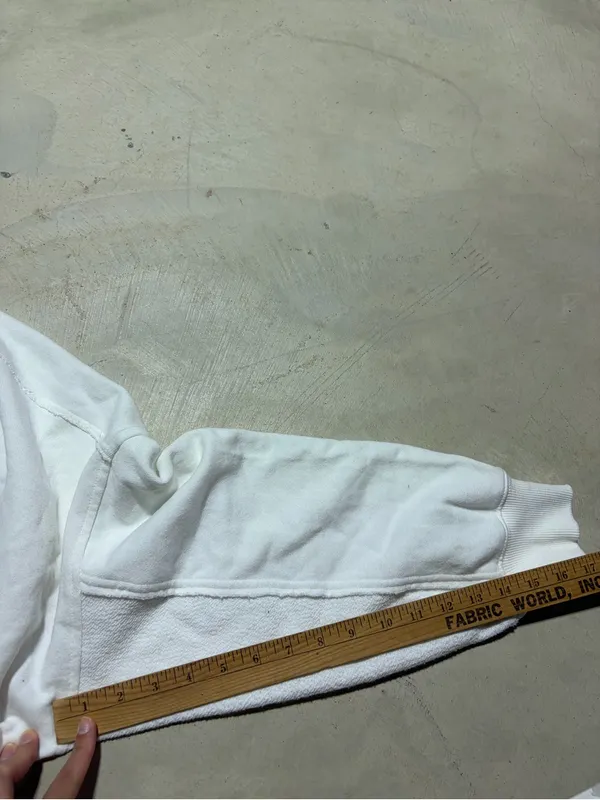 Aerie x wicked White Graphic Crewneck Sweater Pink & Green large - Image 7