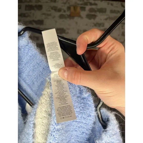 Aerie | women striped fuzzy vneck sweater - Image 3