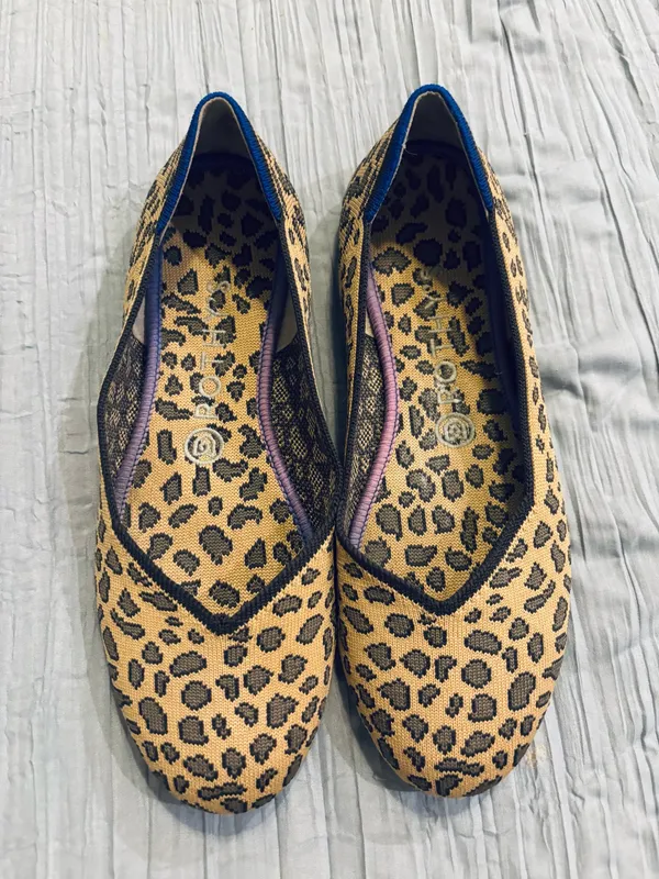 Rothy's Flats Round Toe Leopard Print - Image 2