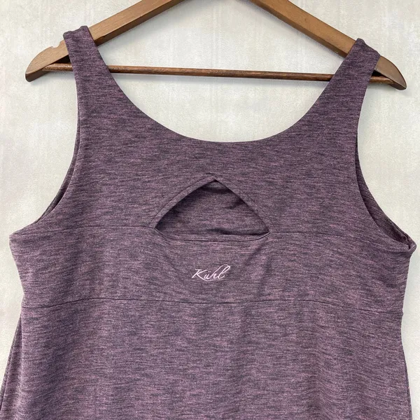 Kuhl Mova Aktiv Dress Womens‎ XL Purple Heather Stretch Outdoor Gorpcore Minimal - Image 5