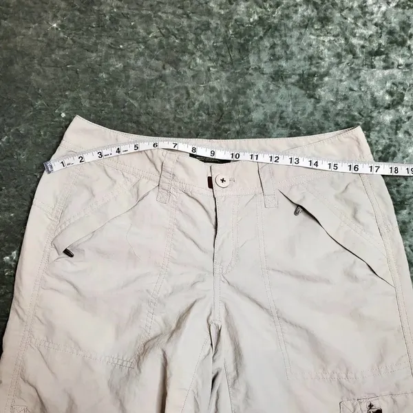 Eddie‎ Bauer Cargo Capri Wide Leg Nylon Pants - Image 4