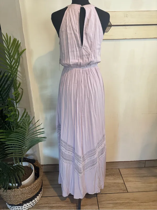 Altar'd State Lavender Crochet-Trim Maxi Dress - Image 7