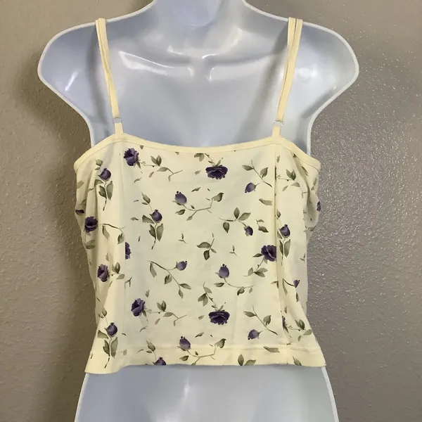 Victoria's Secret True Vintage Y2K 100% Cotton Cream Babydoll Camisole L‎ Fairy - Image 2