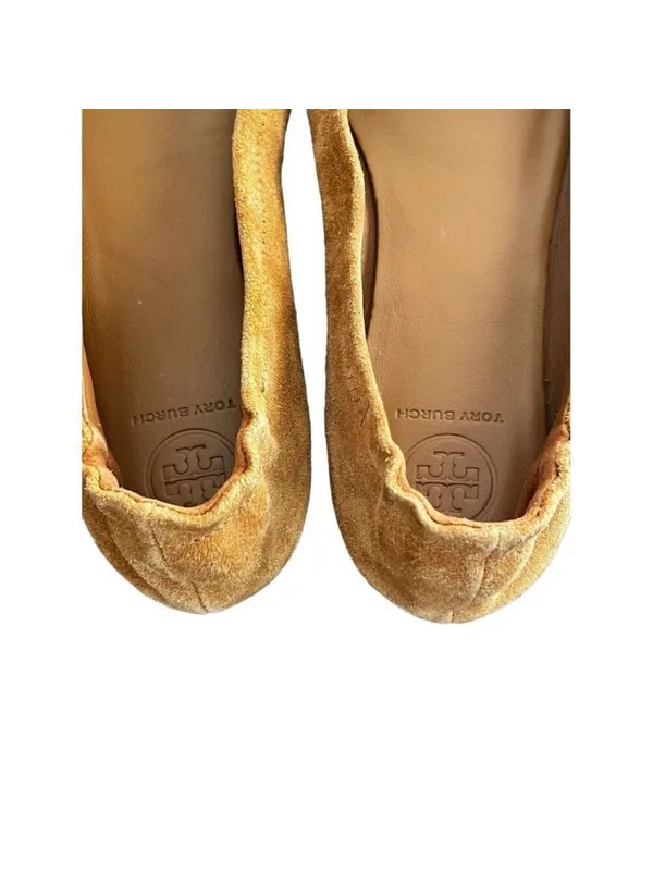 Tory Burch Minnie Travel Suede Ballet Flats size 6.5 - Image 6
