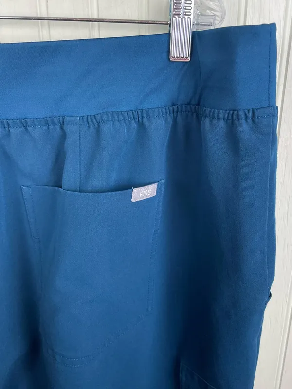 Figs Catarina Scrub Top High Waisted Zamora Jogger Pants Set Size 4XL Deep Reef - Image 16