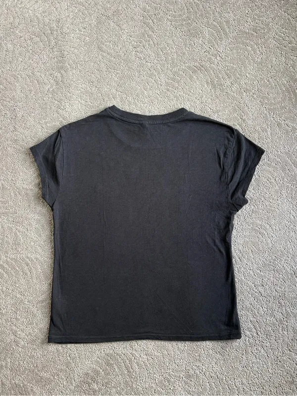Z Supply Black Star Embroidered Short Sleeve Tee - Image 3
