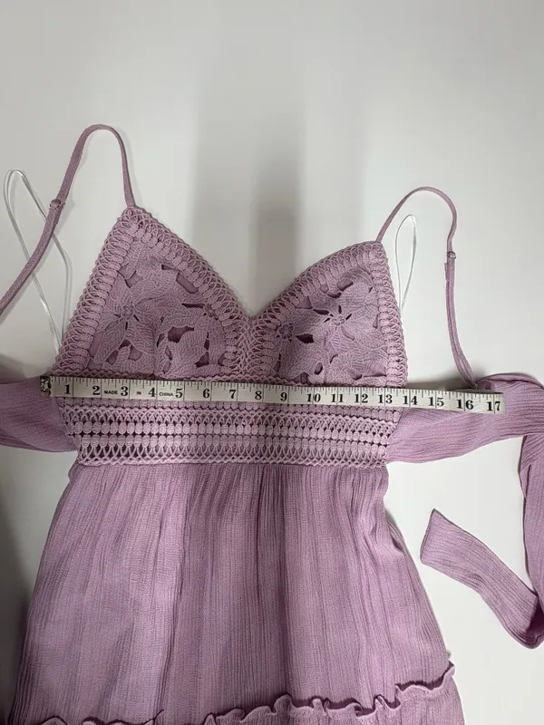 2Bella Sausalito Lilac Maxi Dress With Lining - Size S.‎ NEW With Tags in Bag. - Image 8