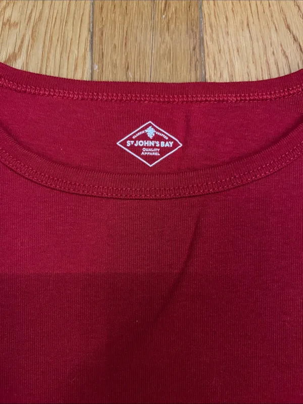 Red Long Sleeve Shirt - Image 2