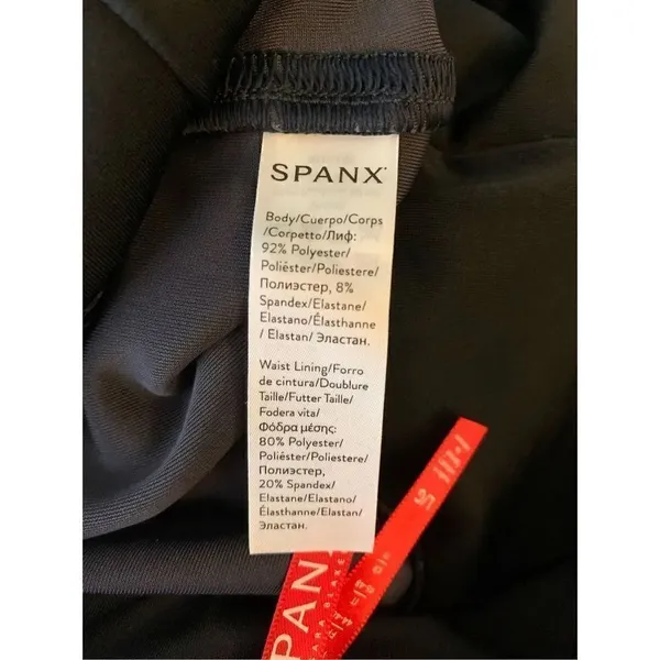 SPANX leggings blue velvet women’s size large - Image 4