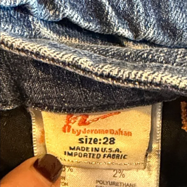 Citizens of Humanity Low Waist Full Leg #097 Jeans Size 28 Dark Blue - Image 6
