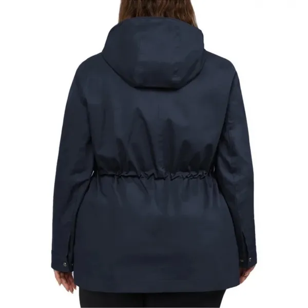Hunter Women’s Wind & Water Resistant 100% Cotton Raincoat Hooded Jacket Size XS - Image 10