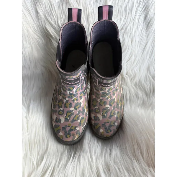 Joules Women's Leopard Print Ankle Rain Boots - Image 2