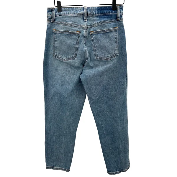 Abercrombie Fitch The Mom High Rise Light Wash‎ Denim Jeans Women Size 27 4 - Image 2