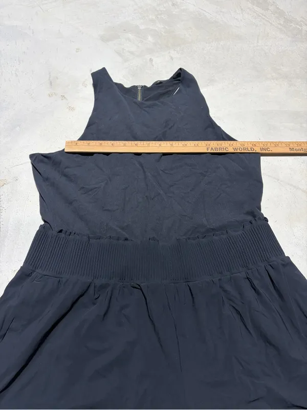 Athleta Black Sleeveless One-Piece Romper XL - Image 7