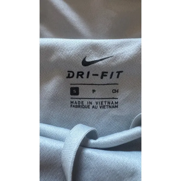 Nike Dri-FIT Women Running Shorts Light Gray Small Built-in Liner Back Pocket‎ - Image 2