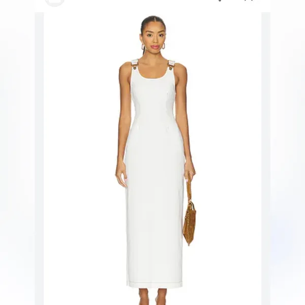 Lioness white denim dress - Image 2