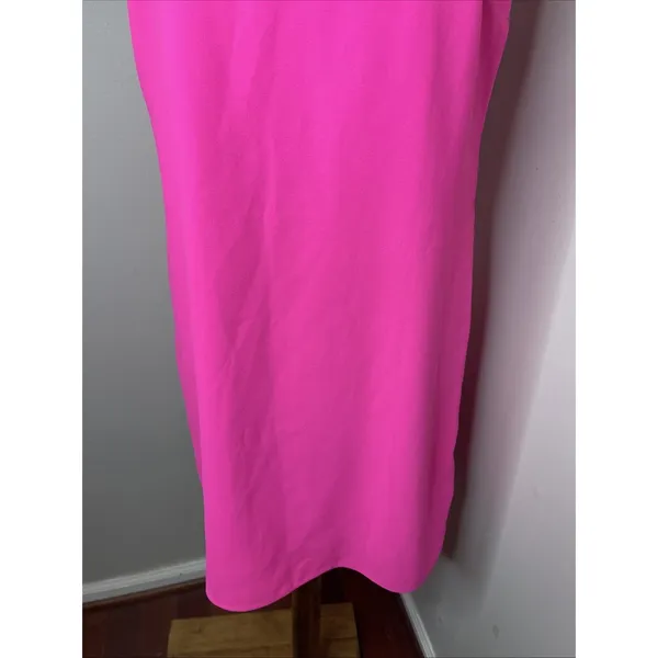 Lilly Pulitzer Adrienne Dress in Raz Berry Hot Pink Sz 8 - Image 8