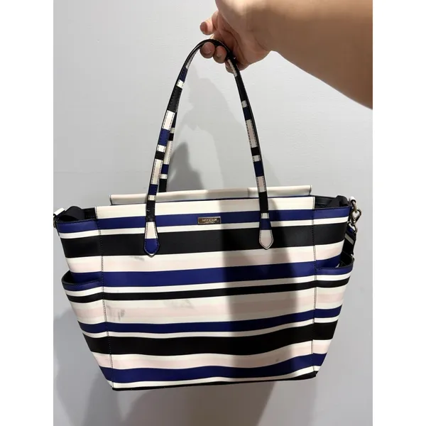Kate‎ Spade Kaylie Baby Bag Laurel Way Stripe Diaper Bag - Image 2