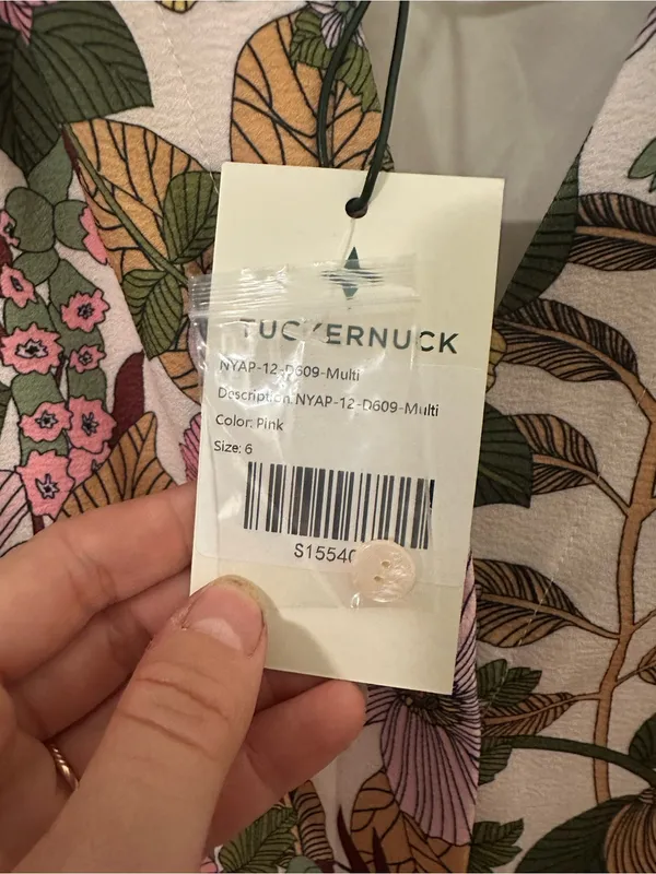 NWT Tuckernuck Adalie wildflower jumpsuit pink 6 - Image 3