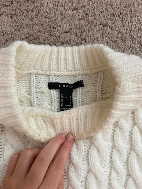 Forever 21 Cable Knit Sweater - Image 2