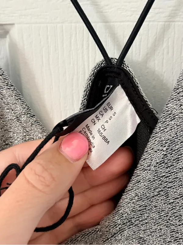 H&M Silver Sparkle Midi Slip Dress - Image 4