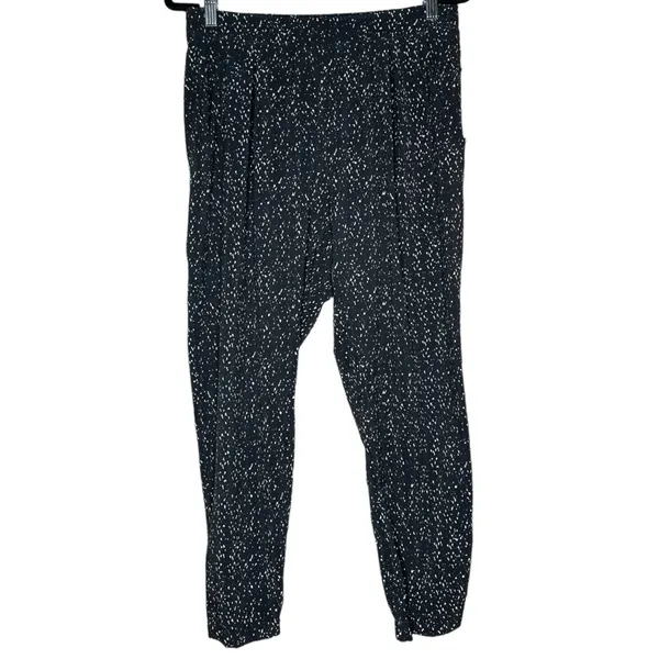 Lululemon Jogger Butterfly Texture Black White Size 8 - Image 6