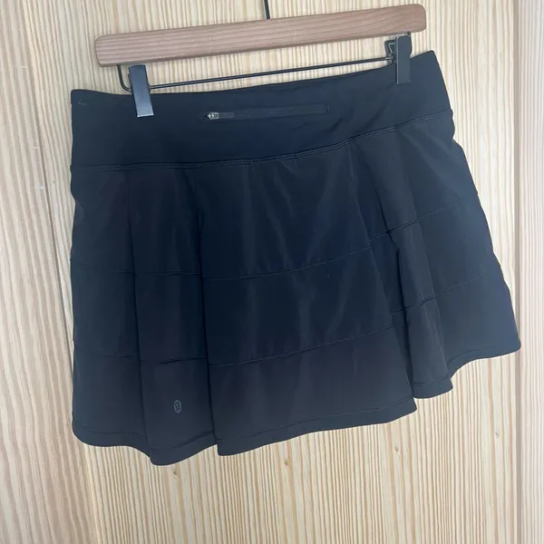 LULULEMON- Pace Rival Skirt Tall 15" Black Size 8 - Image 4