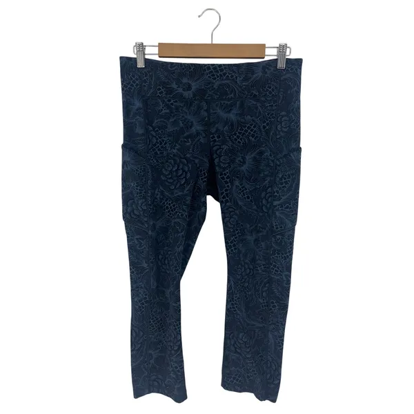 Lululemon Speed Up Crop 21 Luxtreme Mach Blue Black 10‎ - Image 2