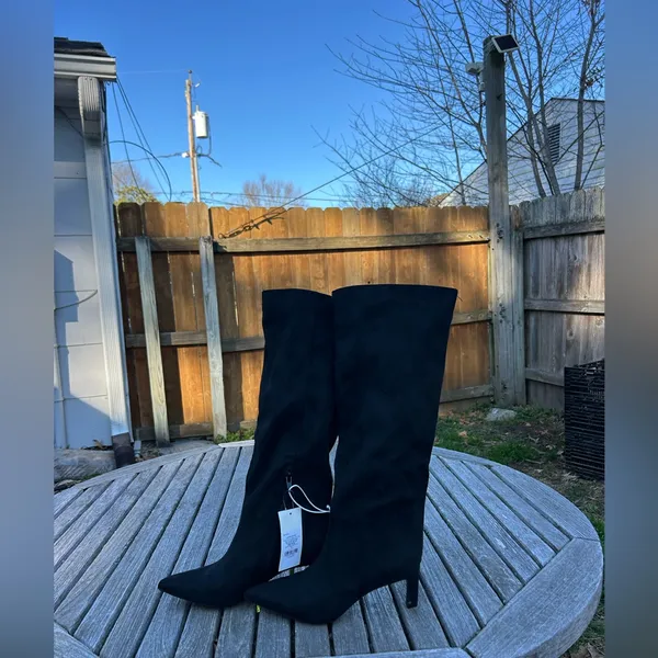 A New Day‎ Women’s Justice Boots in black size 7 spring heeled hot club summer - Image 4