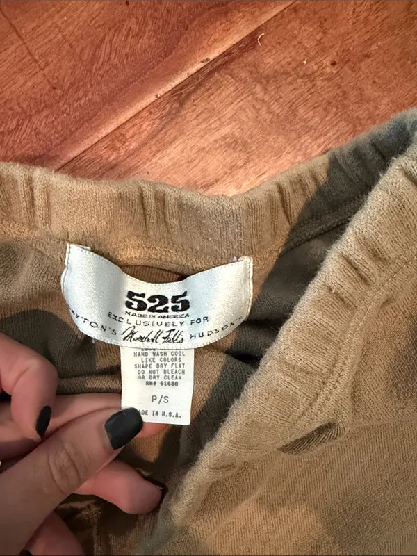 525 America 100% Cotton Tan Midi Skirt Size Small - Image 3