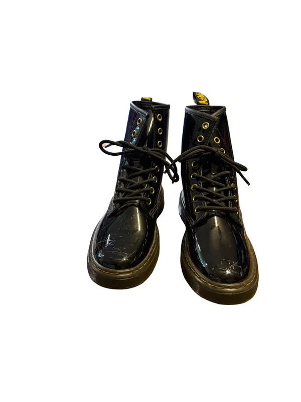 ✨Dr‎ Martens Zavala Patent Leather Combat Boots Black US 7✨ - Image 2