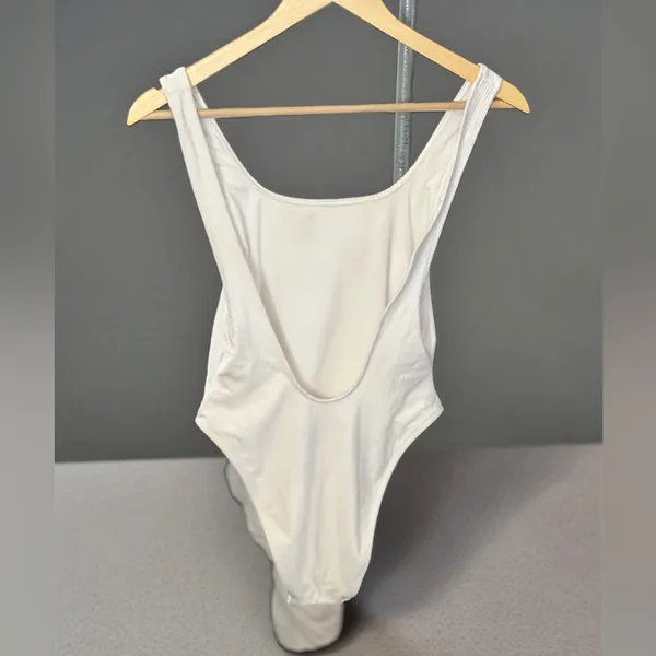 Aerie Shine Rib Birthday Scoop Cheekiest One Piece Swimsuit - Image 14