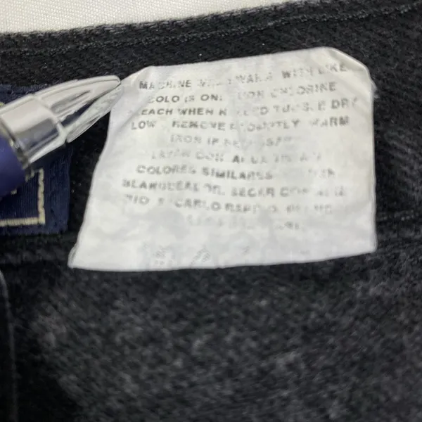 Route 66 Jeans Womens Black Relaxed Fit High Waist Denim Pants Casual *FLAW* GUC - Image 10