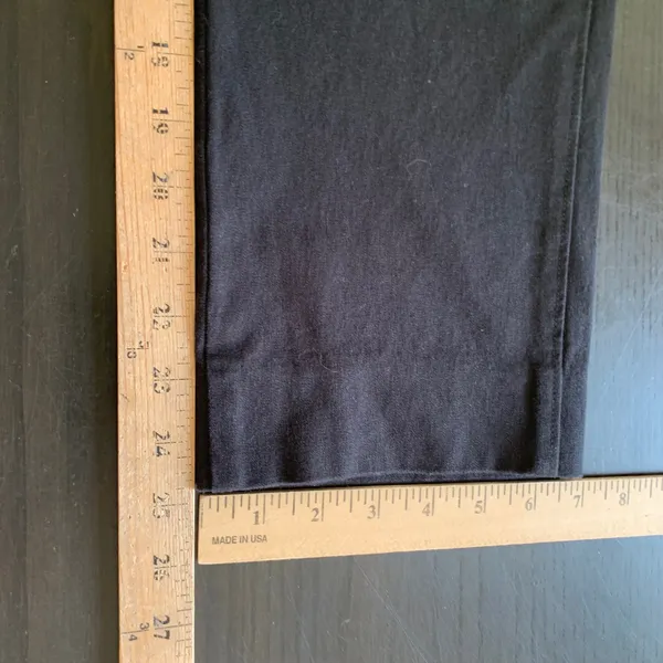 AYR The‎ Future Black Cotton Stretch Straight Leg Pants E2430 Size 29 Minimalist - Image 9