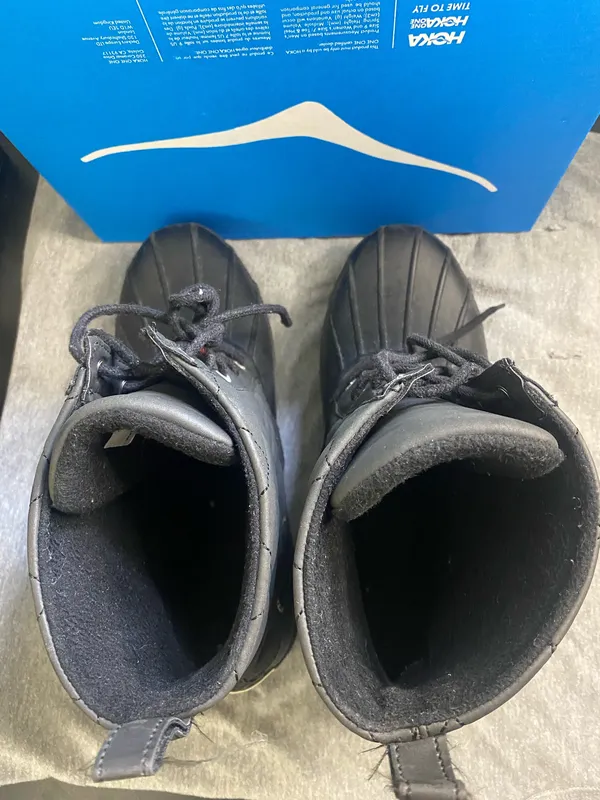 Sperry Gosling Duck Boot Women's Black Quilted Waterproof Fleece Lined Size 9 - Image 6