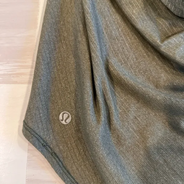 lululemon free to be wild built in bra tank top heathered camo green 4 - Image 7