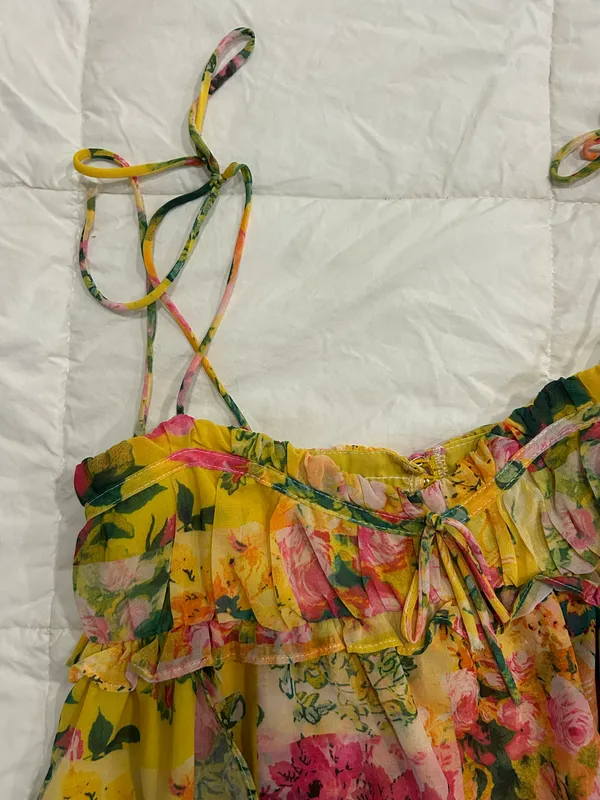 honey plum patterned dress - Image 2