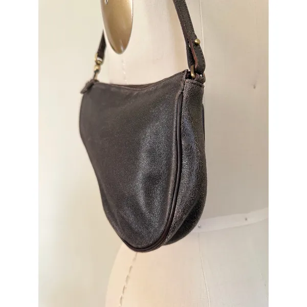 Christian Dior by John Galliano 2001 Vintage Leather Saddle Pochette ShoulderBag - Image 3