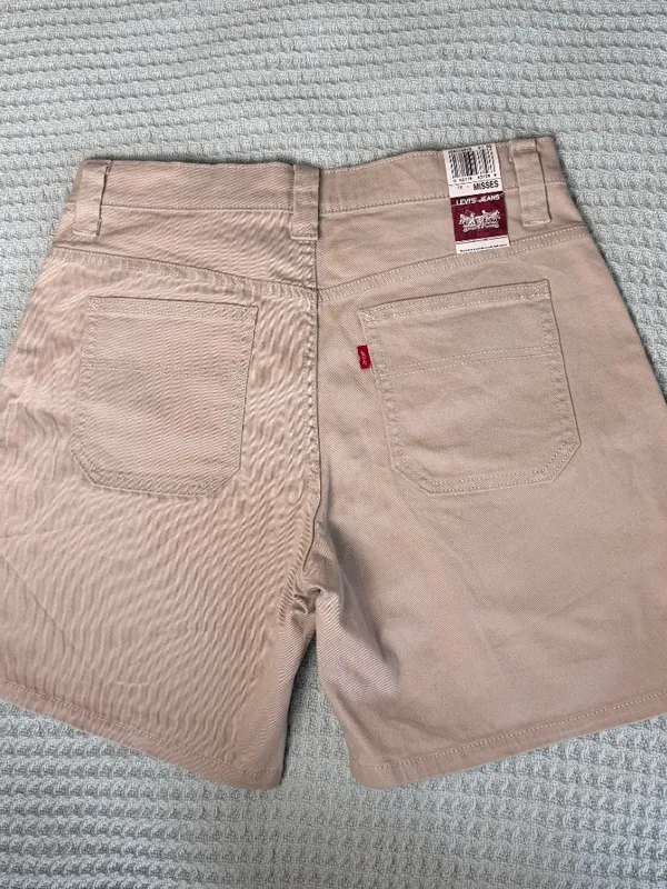 NWT Vintage Levis 550 Classic Relaxed Shorts Womens 12 Khaki Tan Twill Y2K Mom - Image 2