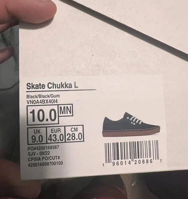 Black Size 10 - Image 2