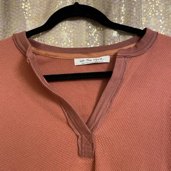 Free People Boho Long Sleeve Mikah Layering Sweater Autumn Combo Small NWT - Image 5